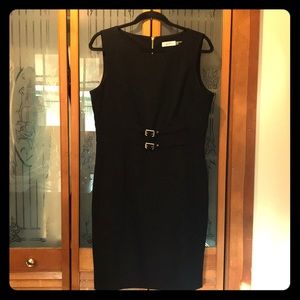 Classic Calvin Klein black dress.